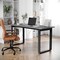 Flash Furniture Redmond 60x24 Conf Tbl w/1in. Thick Dbl Sided Laminate Tbl Top w/PVC and U-Frame Steel Bse, Gry Oak MT-M6024-LTGRY-UBF-GG - alternate 1
